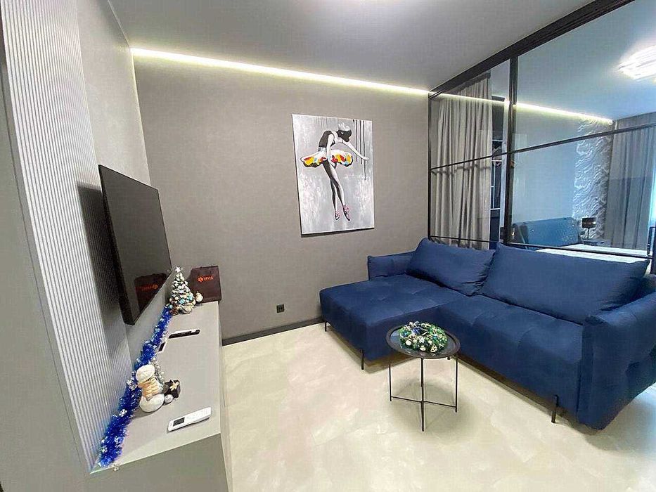 новая дизайнерская квартира в жк Олимпийский, панорама моря