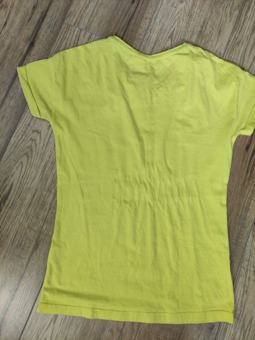 T-shirt damski w kolorze żółtym Tom Tailor rozm. L, niebieski ananas