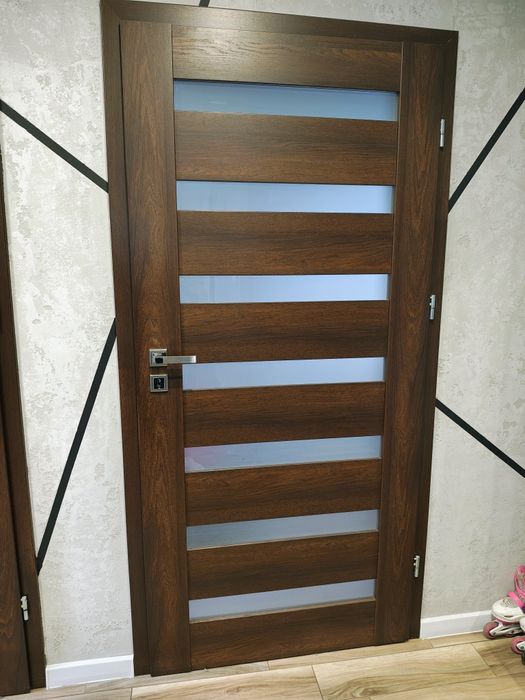 Drzwi wewnętrzne 3x 90 oraz 1x 80