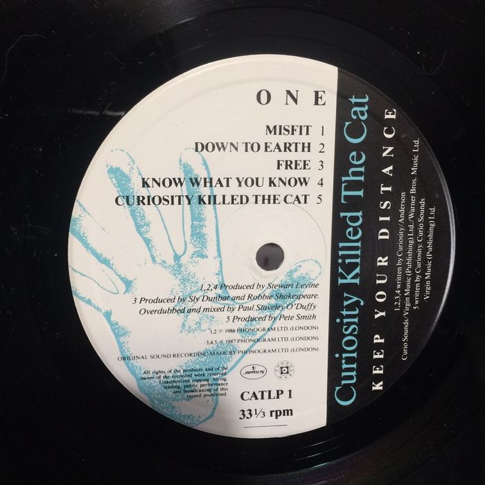 Vinil: Curiosity Killed the Cat - keep your distance 1987