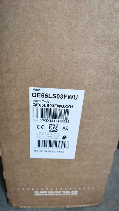 Telewizor QLED Samsung QE65LS03FWUXXH 65 cali 4K UHD USZKODZONY