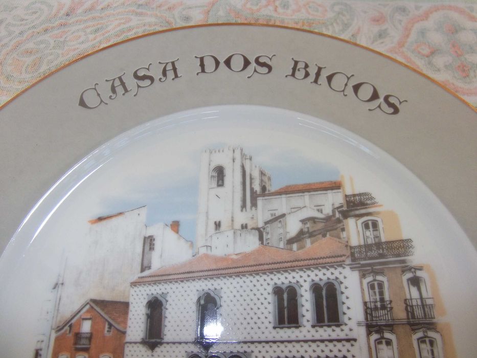 Prato redondo de colecção/Collection round plate - Casa dos Bicos SPAL