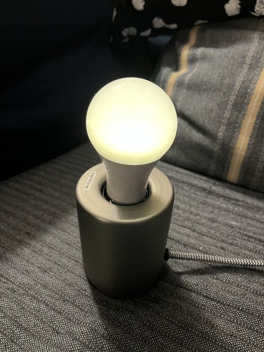 Designerska lampa stołowa biurkowa używana stan bdb