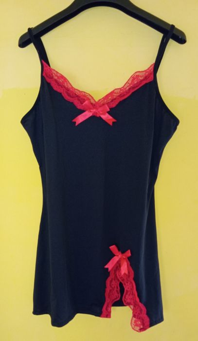 Koszulka nocna z koronką