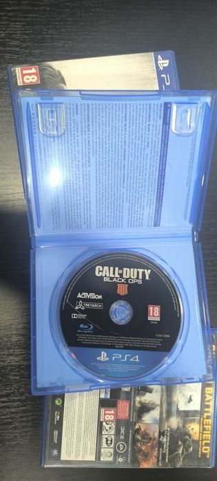 The evil within/Call of duty black ops 4/Battlefield 4 PlayStation 4