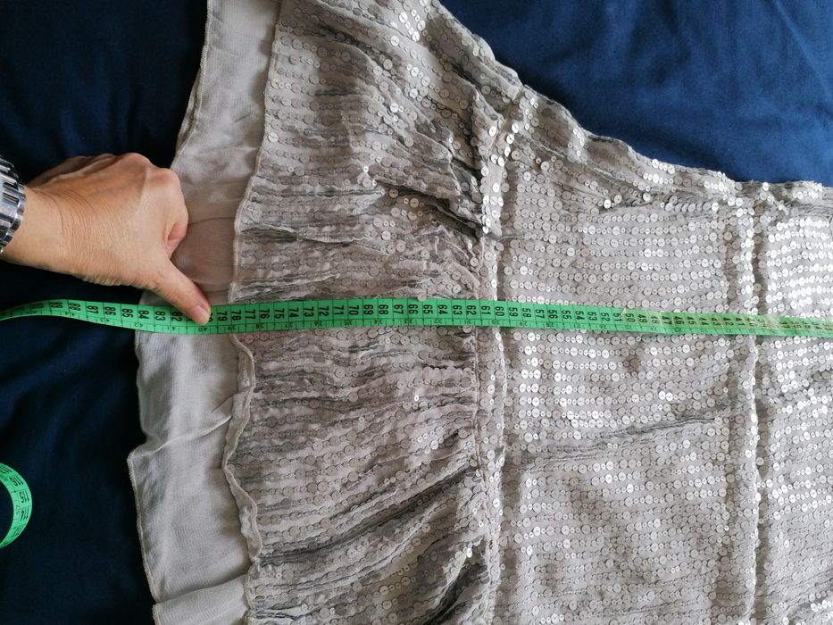 Túnica/ vestido com lantejoulas