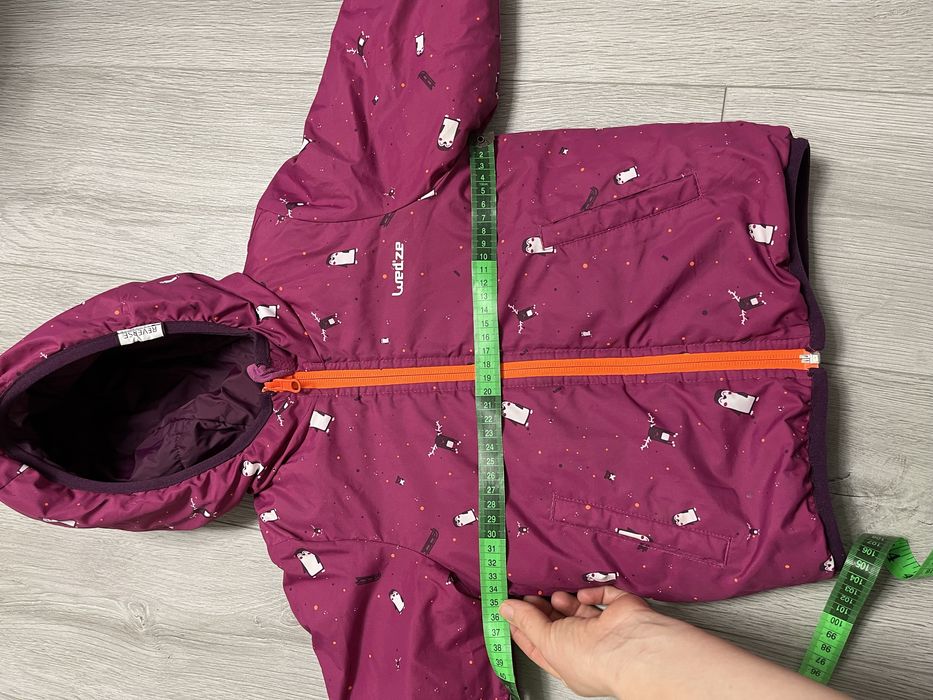 Курточка двостороння на дівчинку 3 роки