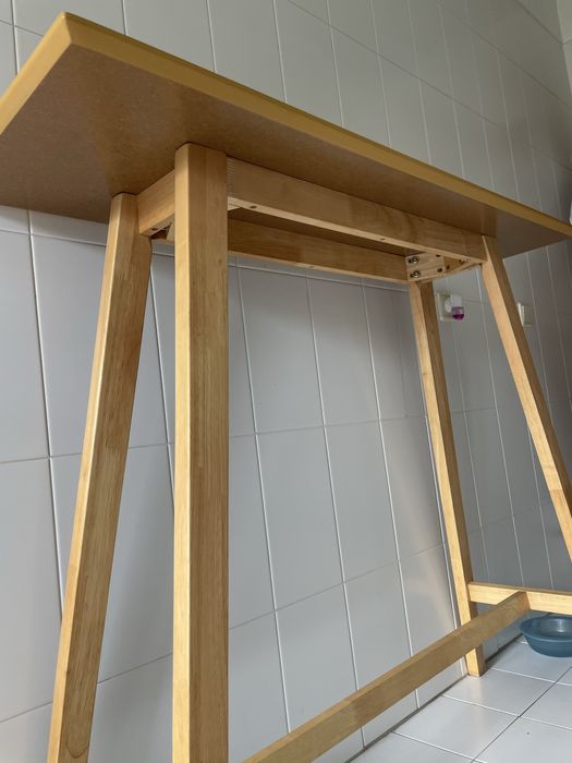 Mesa de cozinha em madeira  Sklum