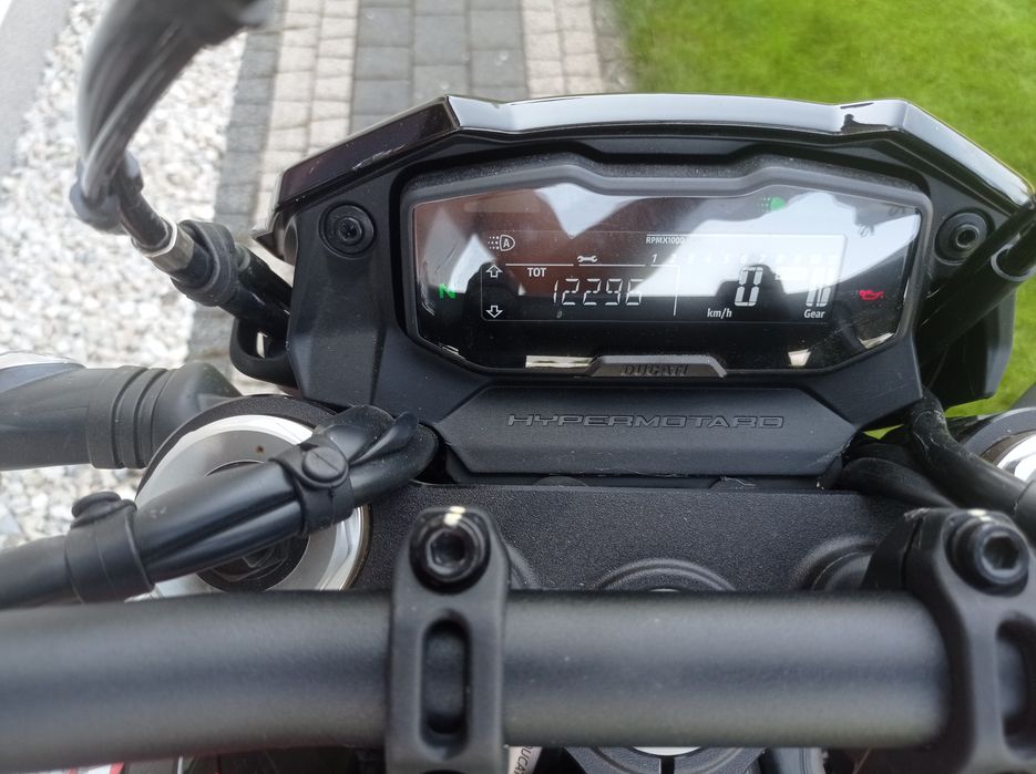 Ducati hypermotard RVE 698 prawko A2 wydech