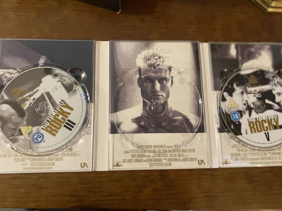 Dvd Set Rocky - box 5 cds
