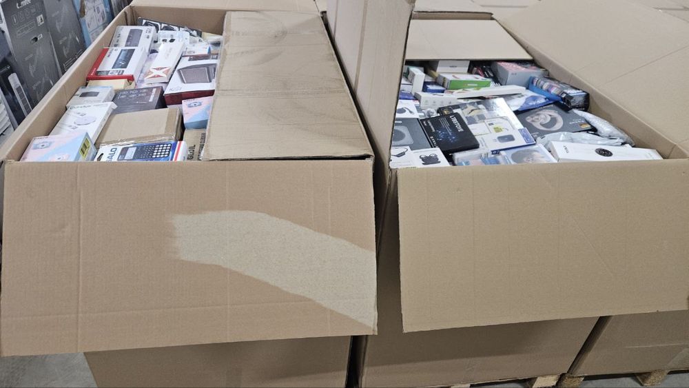 ОПТ! Amazon,Lidl палеты бокс с техникой,одеждой,мультимедиа,обувью