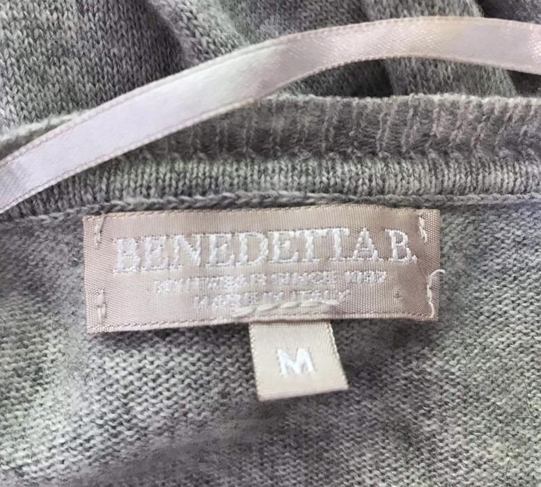 Benedetta B sweter damski M merino kaszmir
48%wełna merino 
7%kaszmir