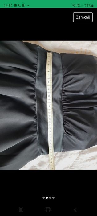 Elegancka czarna sukienka wieczorowa