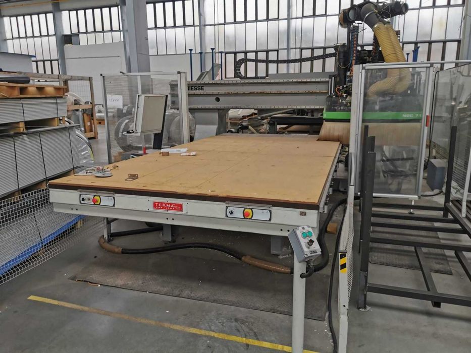 Centrum Nestingowe Biesse Ekxcel CNC stoły podawcze