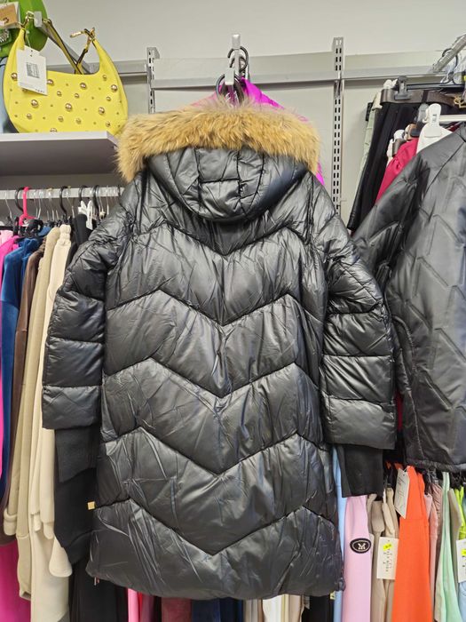 Kurtka zimowa r. S, czarna rabat 50% !!!