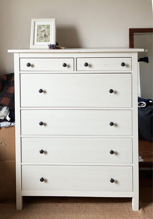 cómoda Hemnes branca ikea
