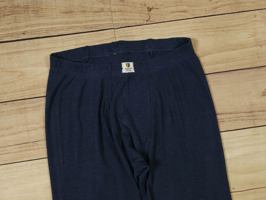 JANUS Kalesony Męskie Wełna Merino Logowane r. M