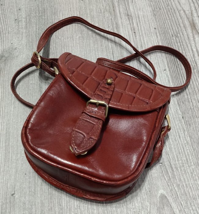 Serge agostini retro vintage oldschool torebka mała listonoszka