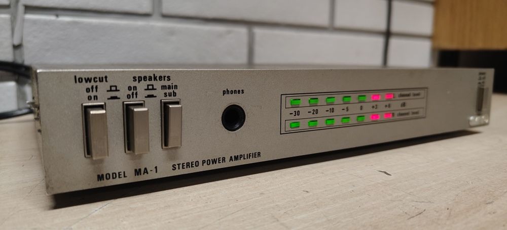 Końcówka mocy MBO MA-1. Stereo. Japan
