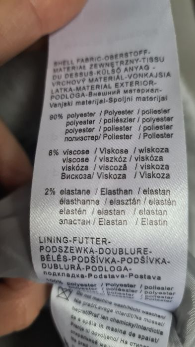 Szary płaszcz Orsay