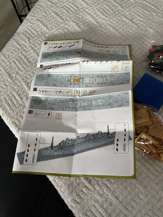 Zestaw mini klockow Titanic