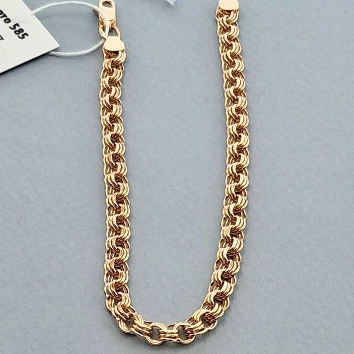 ‼ Золотой браслет 4,23 гр 20 см Золотий браслет Золото 585 проба