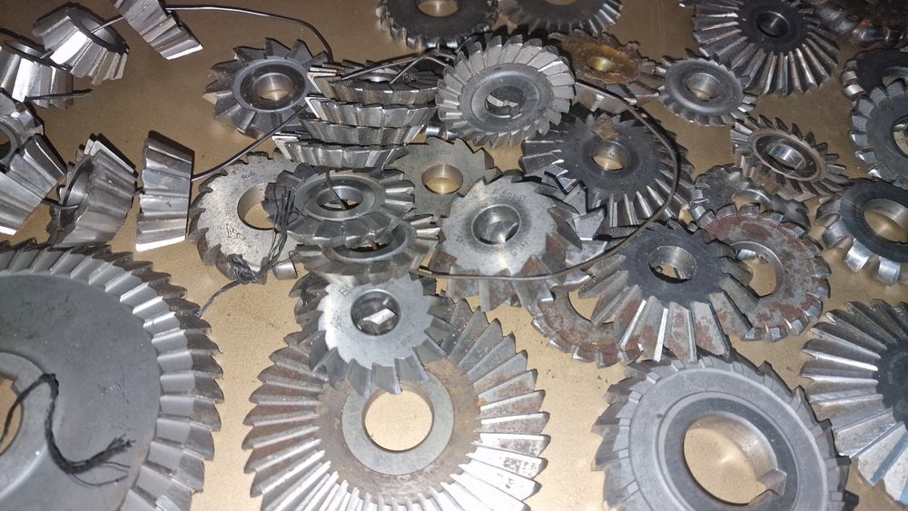 Fresas angulares de corte .circulares .semi circulares..