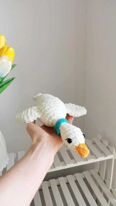 Gęś na szydełku handmade