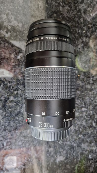 Canon EF 75-300mm f/4-5.6 III – Objetiva Telefoto Zoom Full Frame