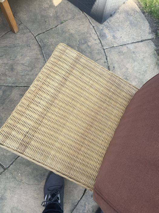 Krzesło Krzesła rattanowe drewno ogród zimowy