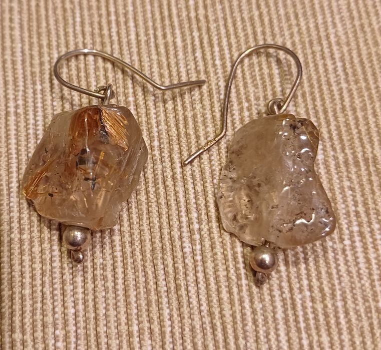 Kolczyki wiszące rękodzieło