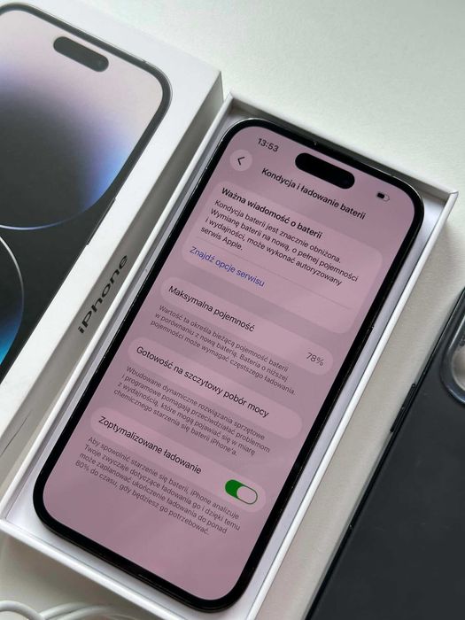 Apple iPhone 14 Pro 6 GB / 256 GB 5G czarny ESIM / USA / GWARANCJA