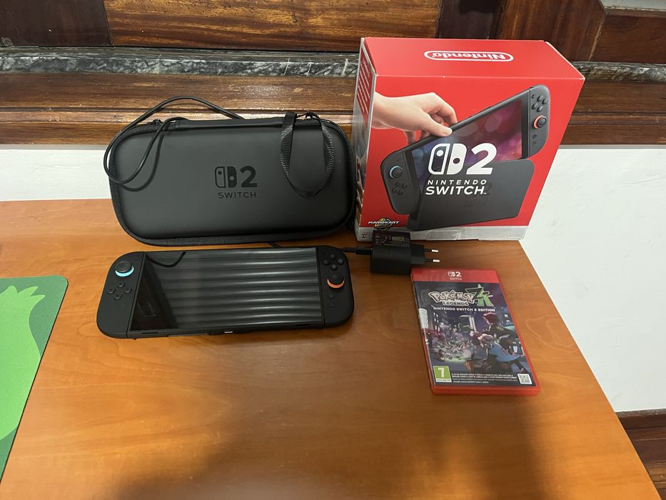 Nintendo switch 2 com o jogo Pokemon Z