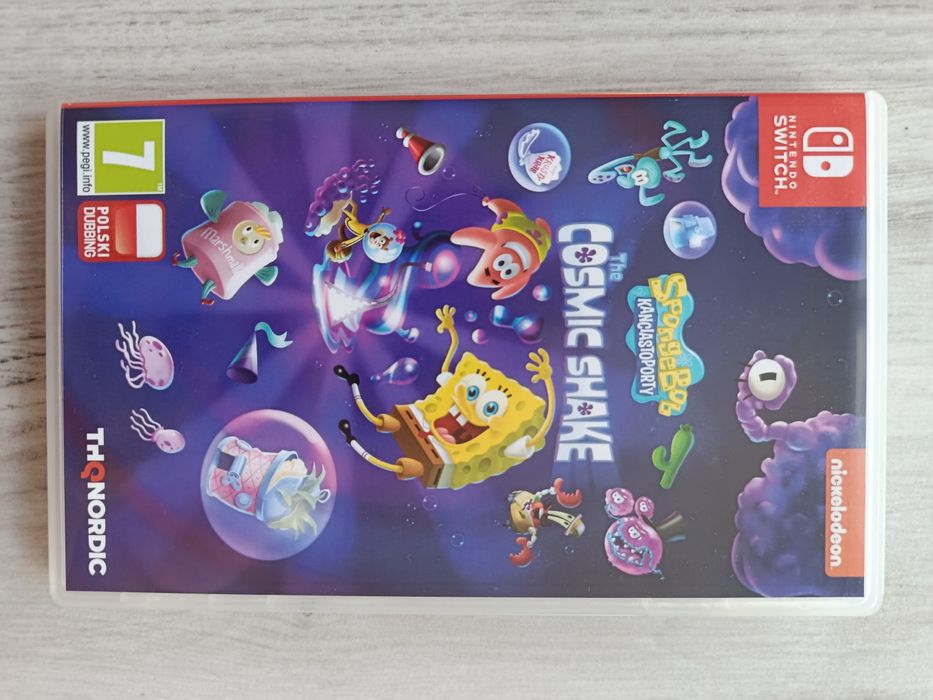 Gra na Nintendo switch spangbob the cosmic shake
