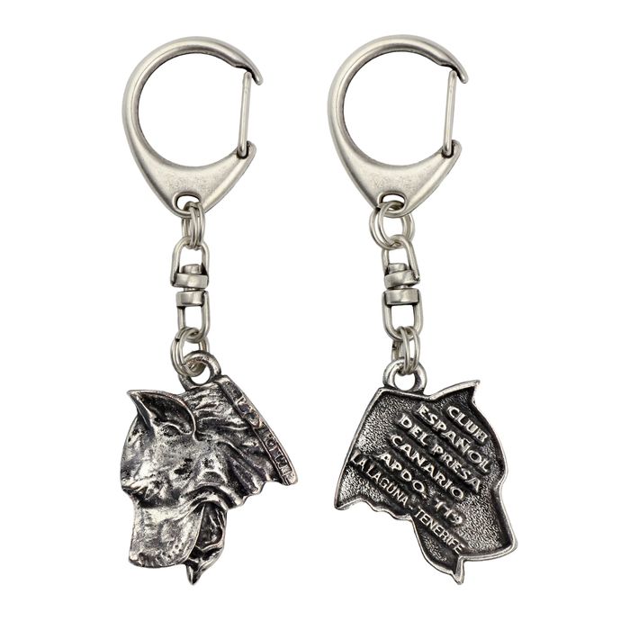Presa Canario brelok posrebrzany Art-Dog