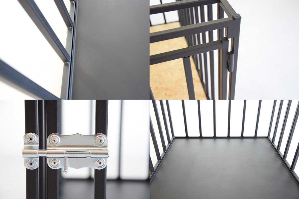 Klatka dla psa kennelowa transporter kojec mocny L 99x69x65 Aluminum