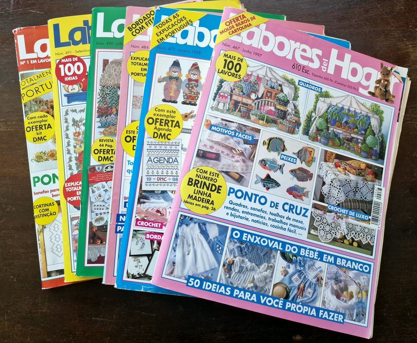 6 Revistas Labores del Hogar