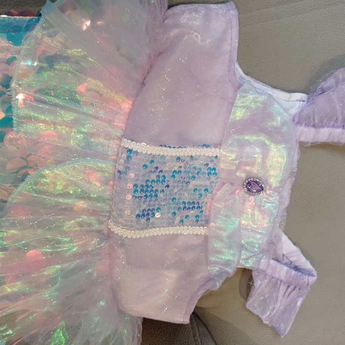 Sukienka strój przebranie karnawałowe syrenka Ariel r.122-128