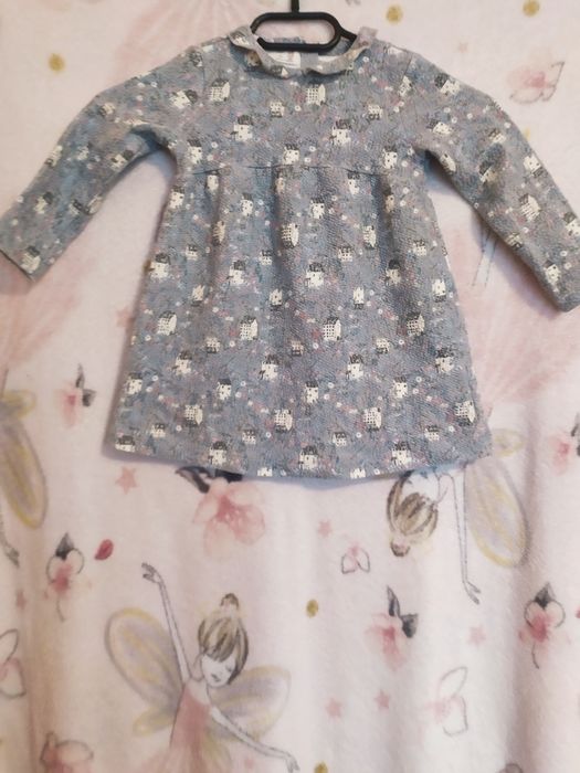 Zara sukienka domki 98 2-3l