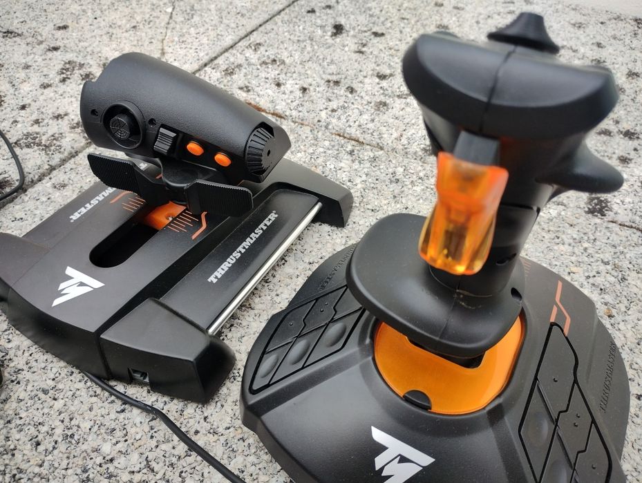 Hotas + pedals Thrustmaster T16000M TWCS upgraded corehawk3D