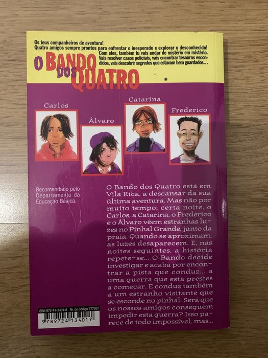 Livro O Bando dos Quatro Luzes no Pinhal
