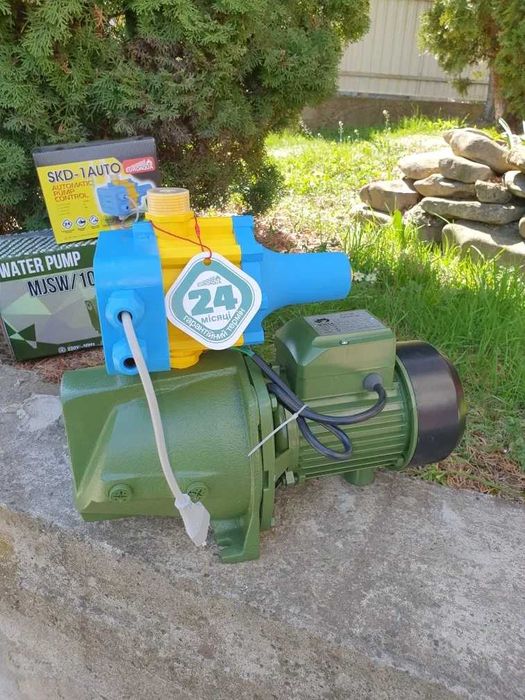 Насосна станція 1,1 kW AUTO с пресконтролем (ТІЛЬКИ ДОСТАВКА ПОШТОЮ)