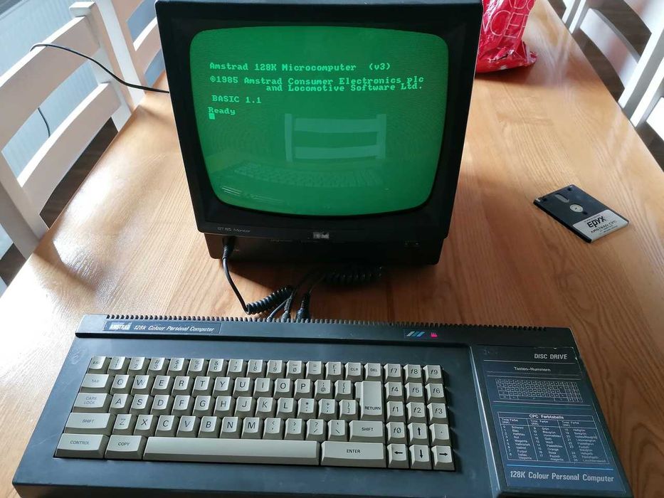 Sprzedam 2 x Amstrad CPC 6128 z unikatową drukarką DMP-2000