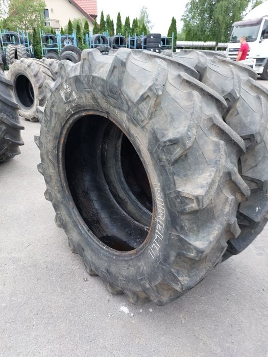 420/70R30 Trelleborg, Pirelli opony używane rolnicze para