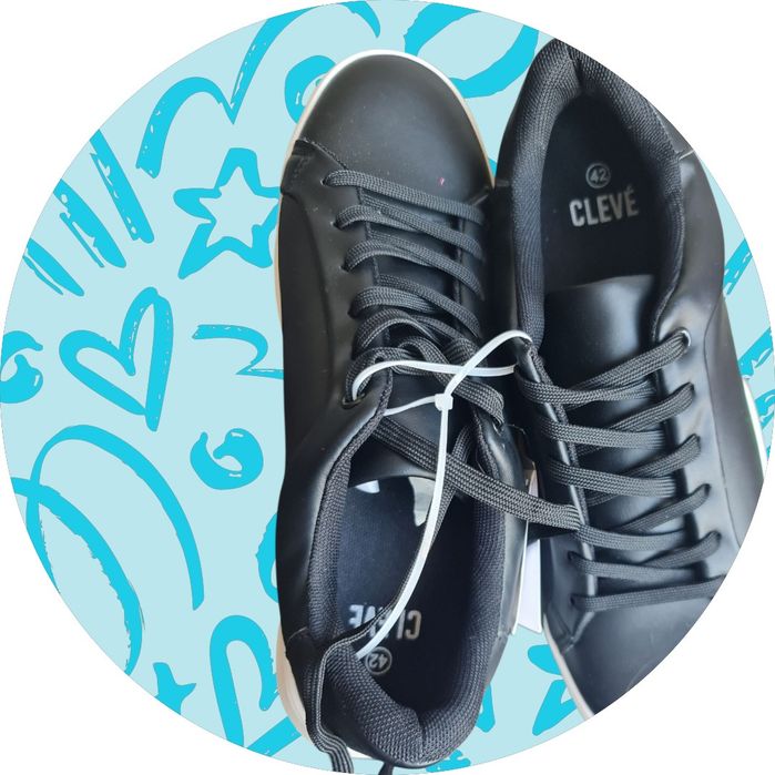 Buty męskie Cleve, rozmiar 42, czarne