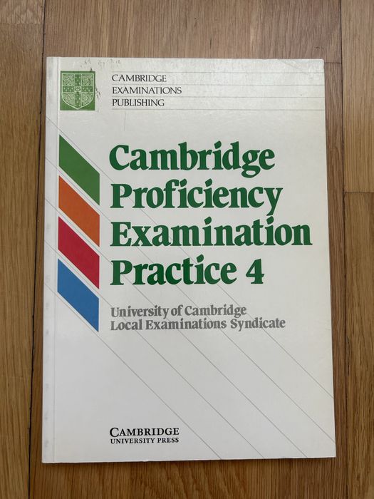 Cambridge Proficiency  Examination Practice 4