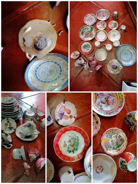 Peças antigas várias