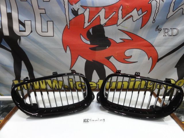 Grelha frontal BMW E60, E61 2003-2010 preto piano brilhante M-Performance Look