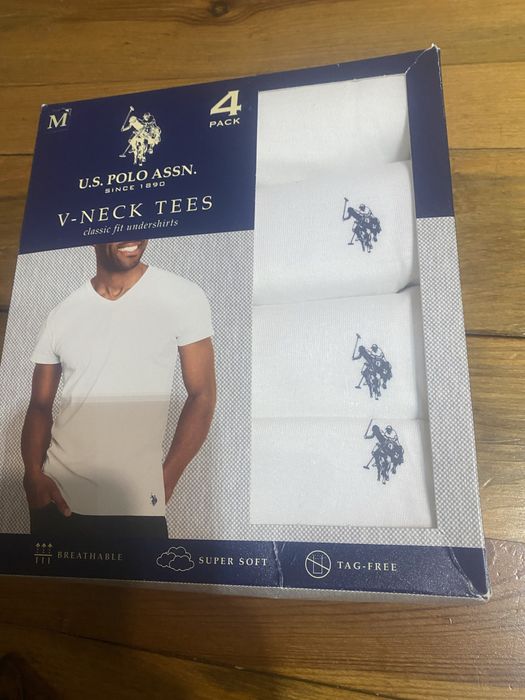 Футболки U.S. POLO. ASSN  V-NECK TEES original