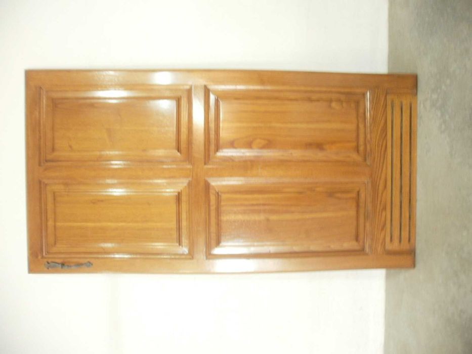 Porta de armário para frigorifico embutido em madeira de carvalho